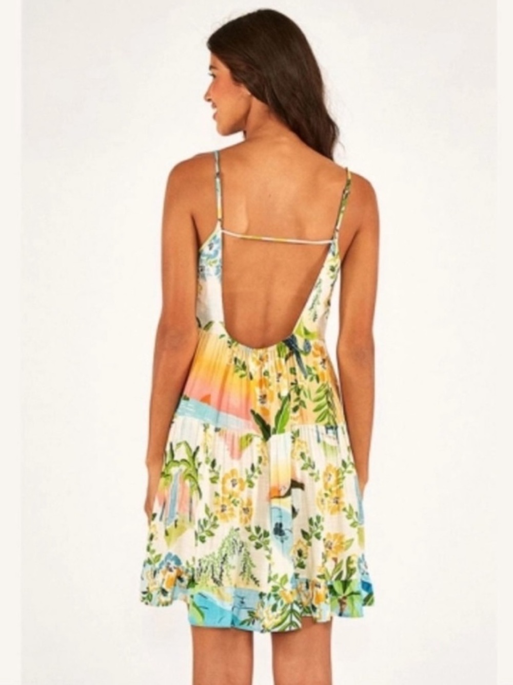 Farm Rio “Dia De Sol” Mini Dress - Picture 2 of 10